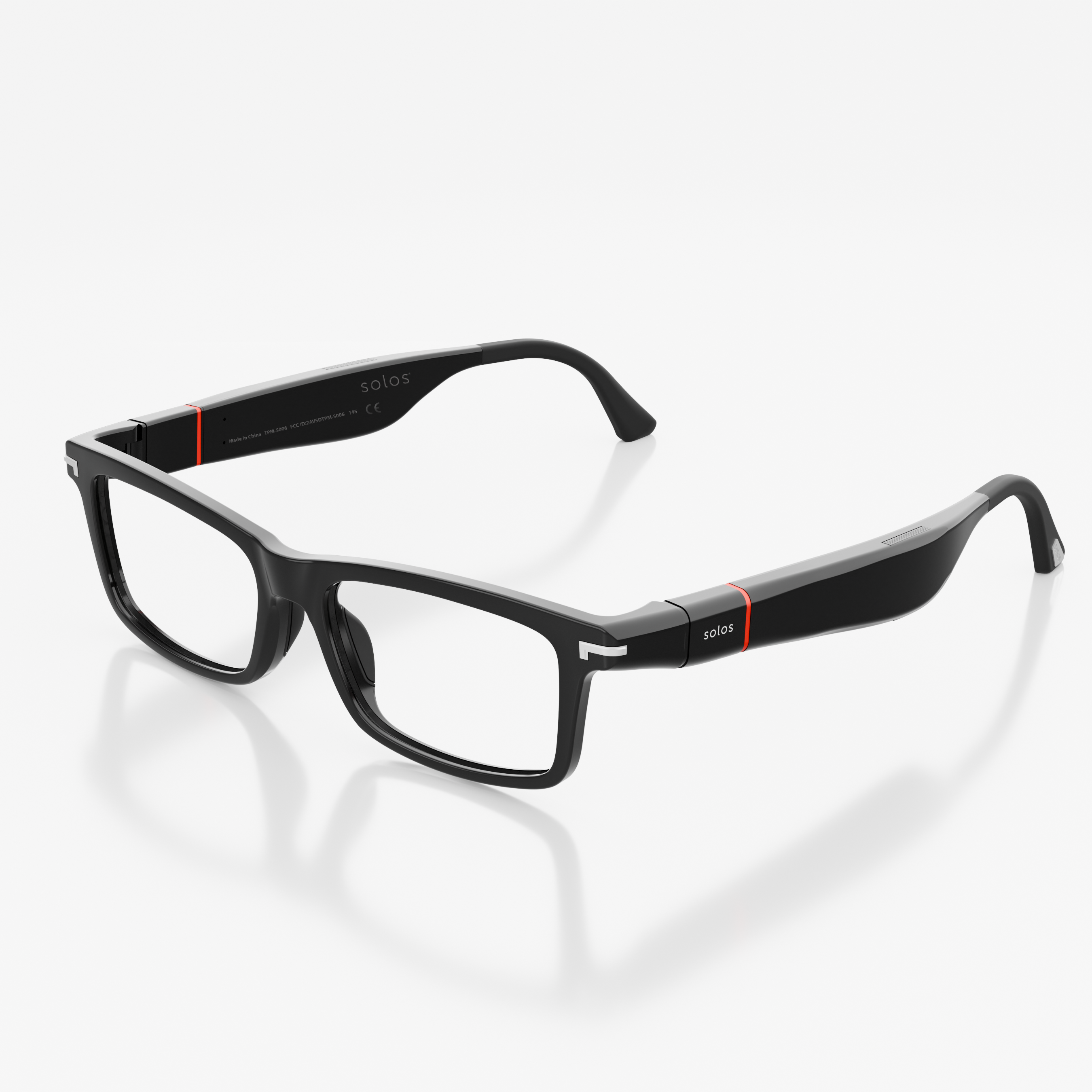 Hydro 14 audio smartglasses in shiny black